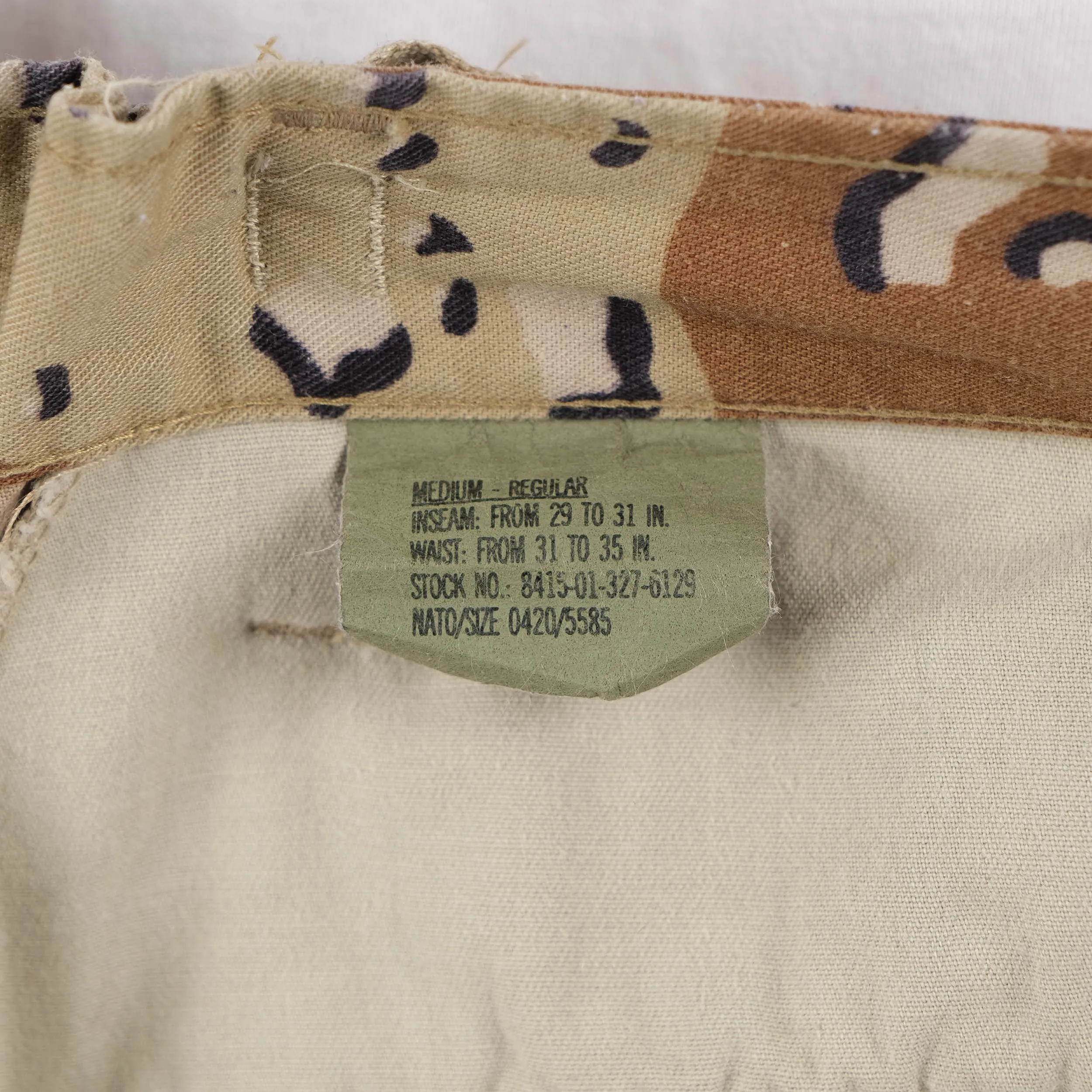 USED BDU DESERT CARGO PANTS