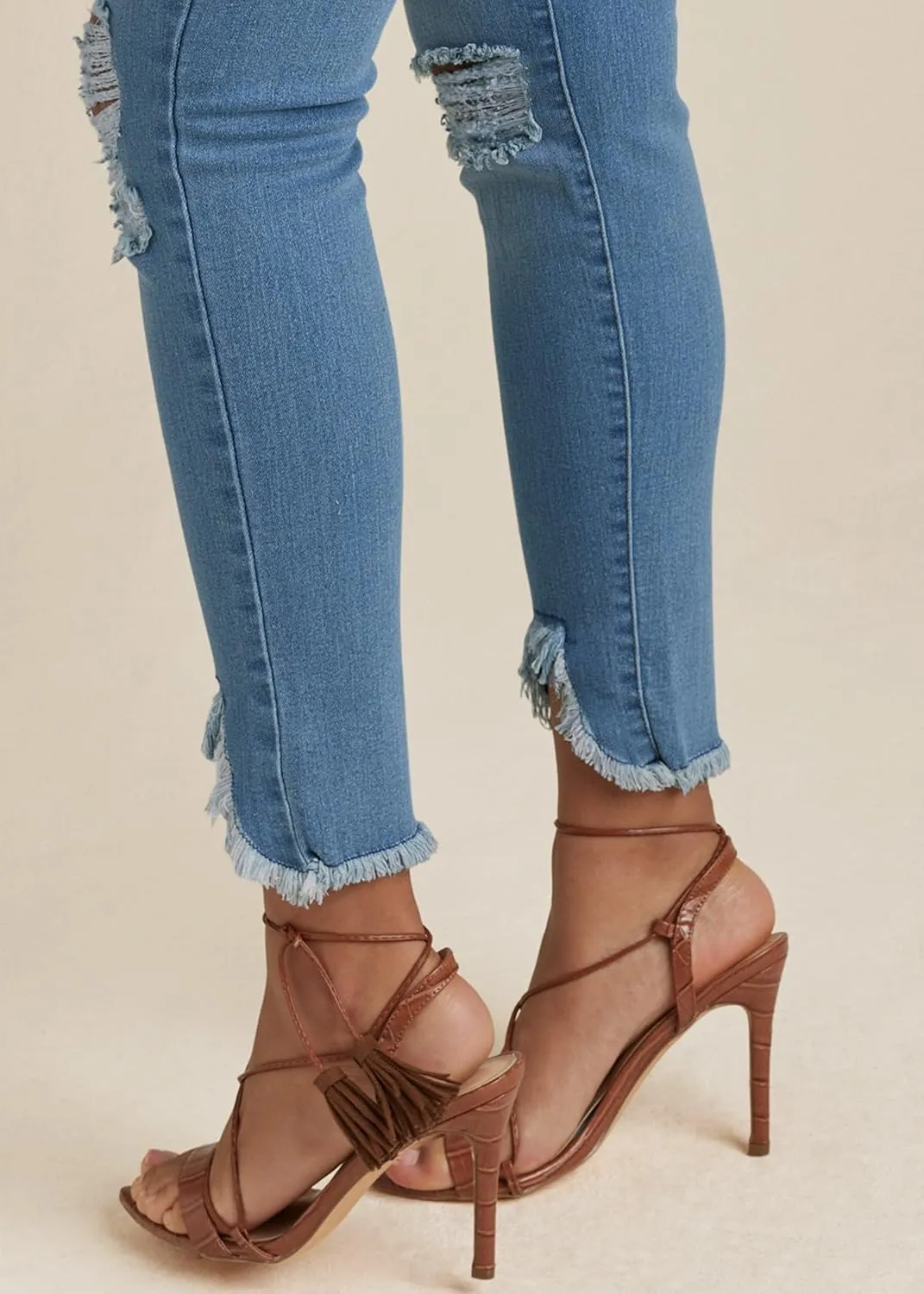 VENUS Triangle Hem Jeans