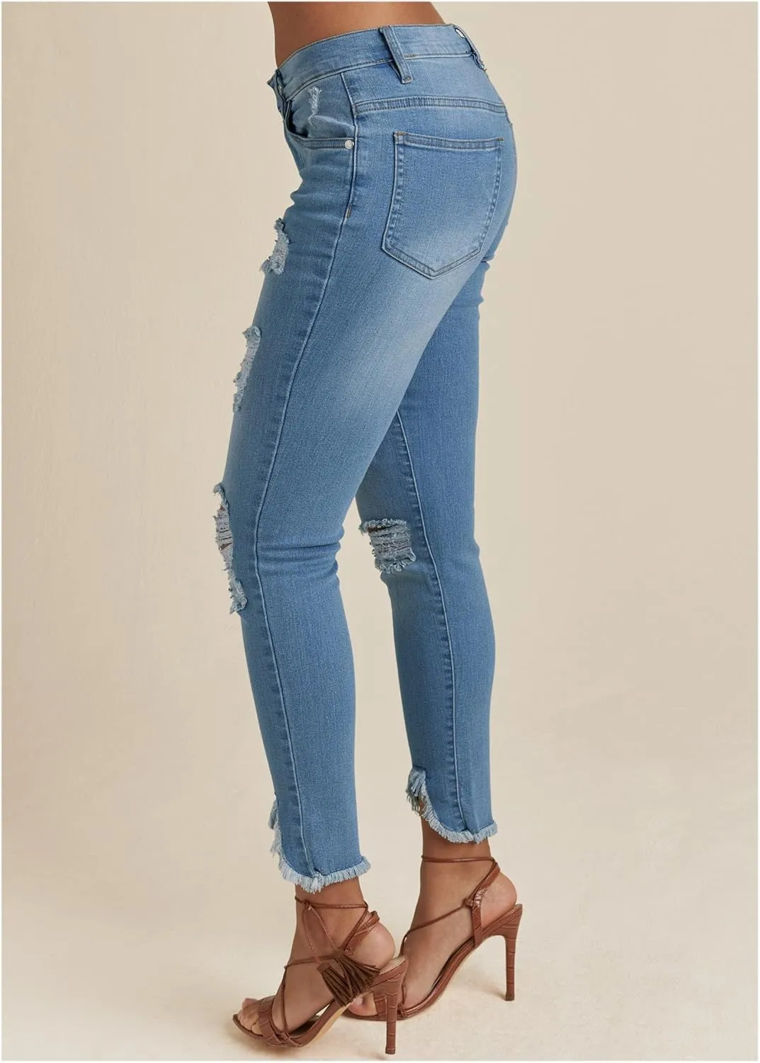 VENUS Triangle Hem Jeans