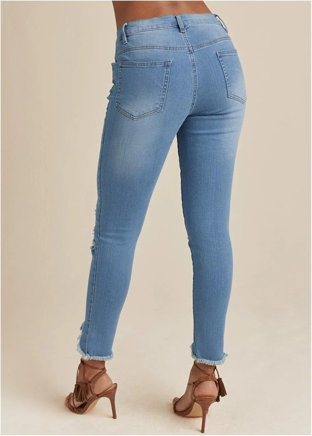 VENUS Triangle Hem Jeans