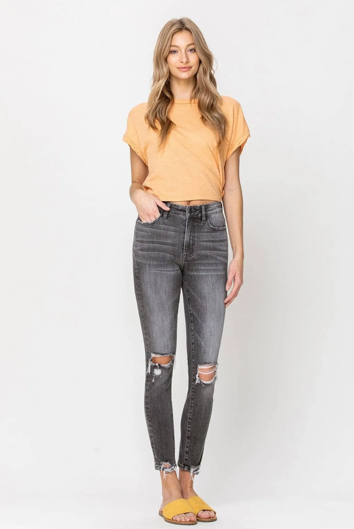 Wesley Distressed Skinny Jean