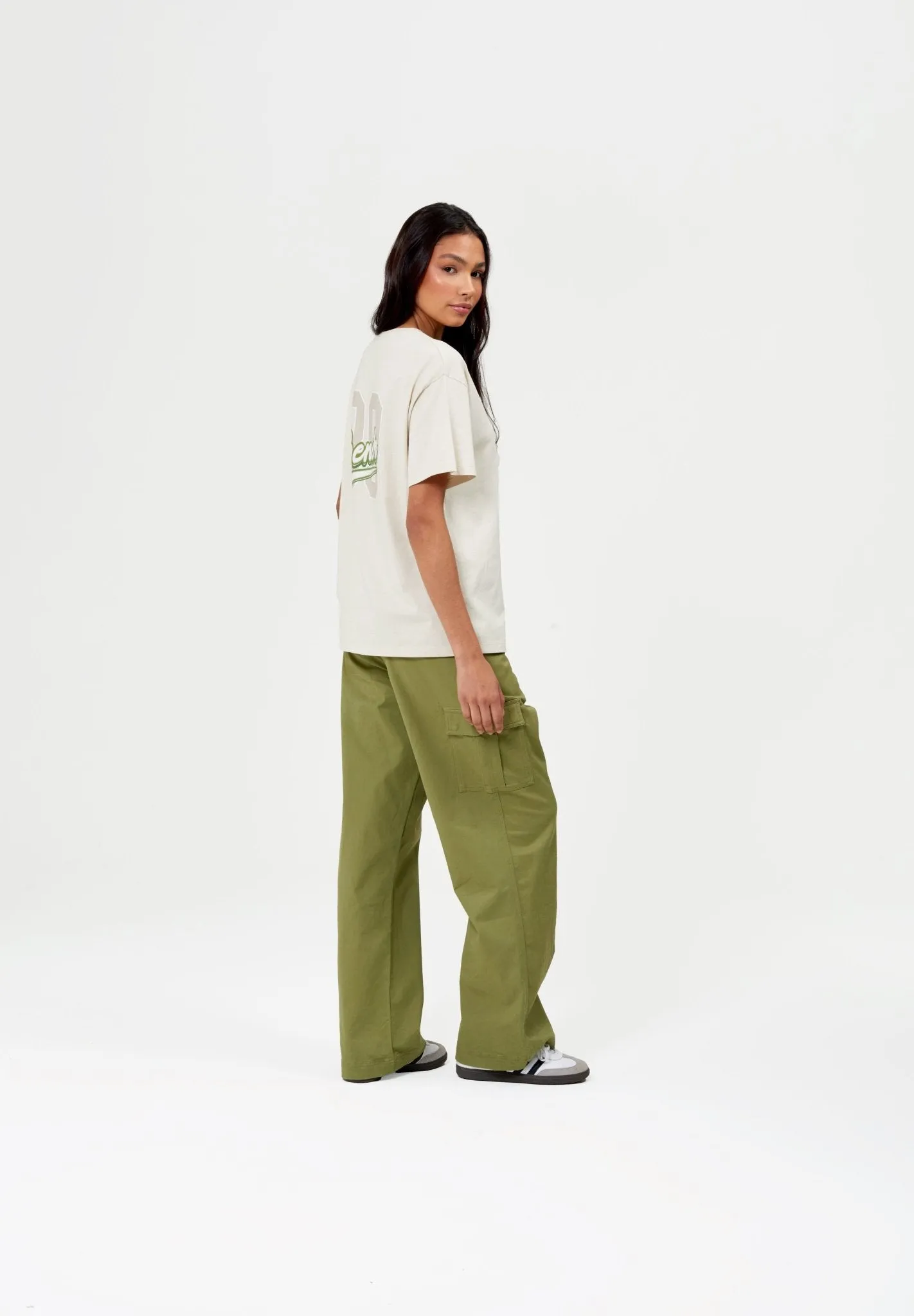 Womens 'AZLYN' Cargo Pants - SAGE