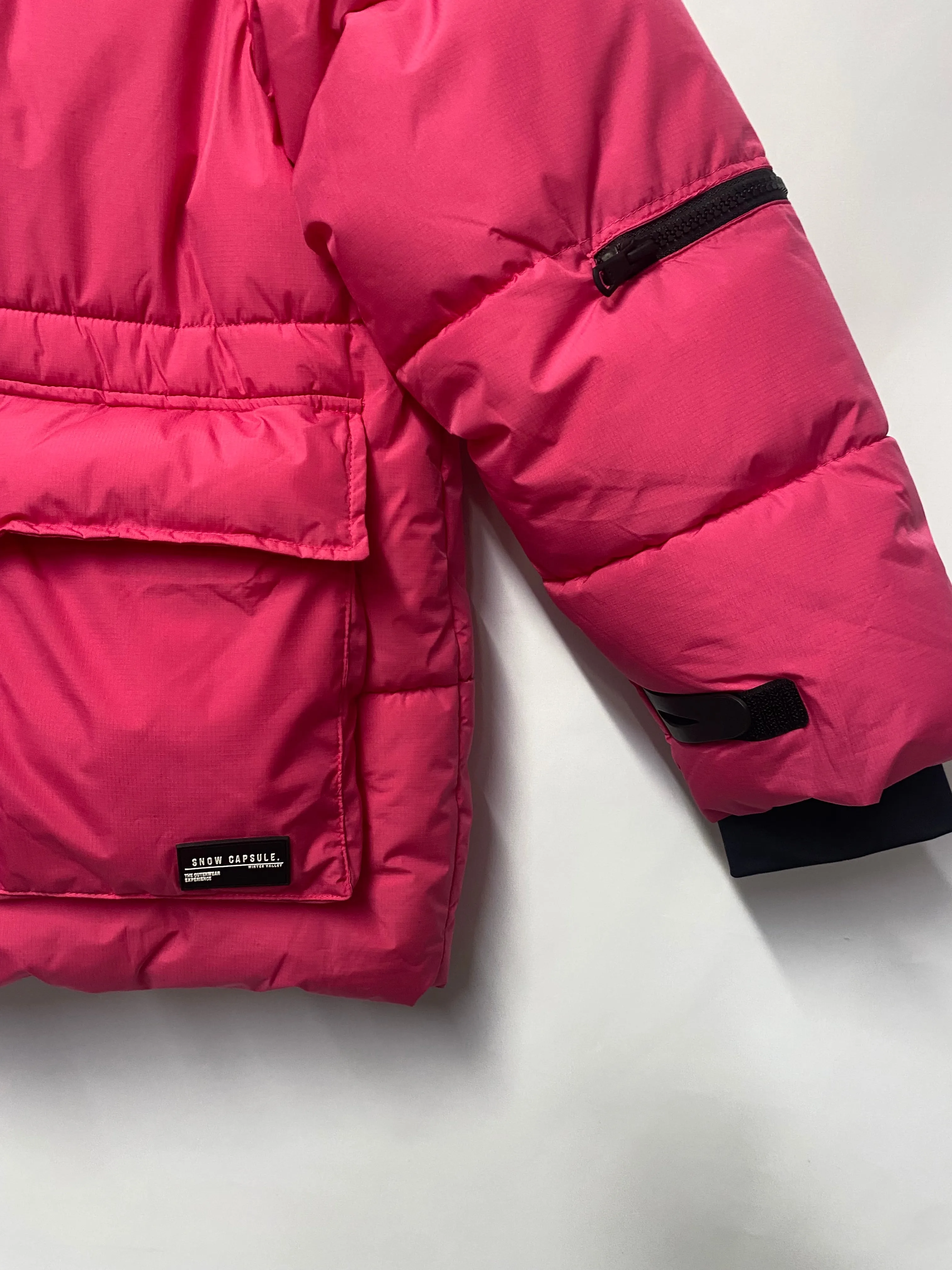 Zara Kids Snow Capsule Hot Pink Ski Snow Jacket 9-10 years BNWT